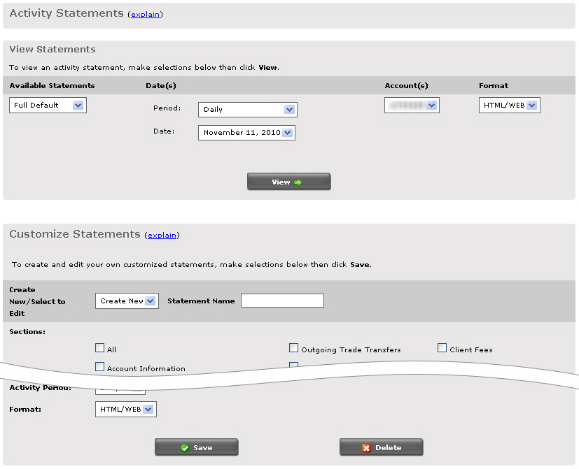 Accessing Statements 03